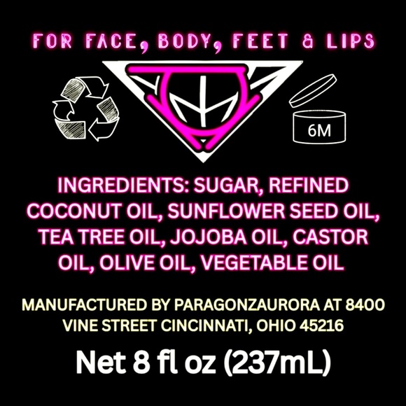 PARAGONz TATTOO / SUGAR SCRUB - Picture 7 of 8